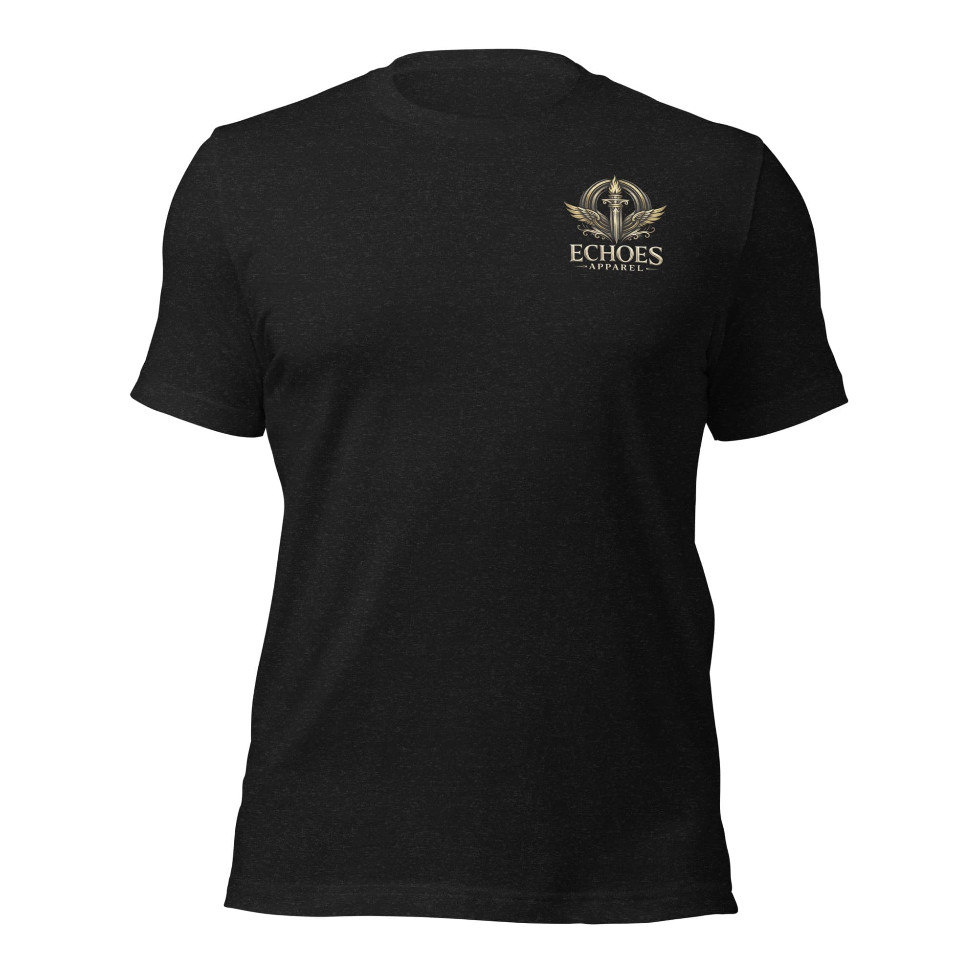 Unidentified T-Shirt, Black Heather, Front