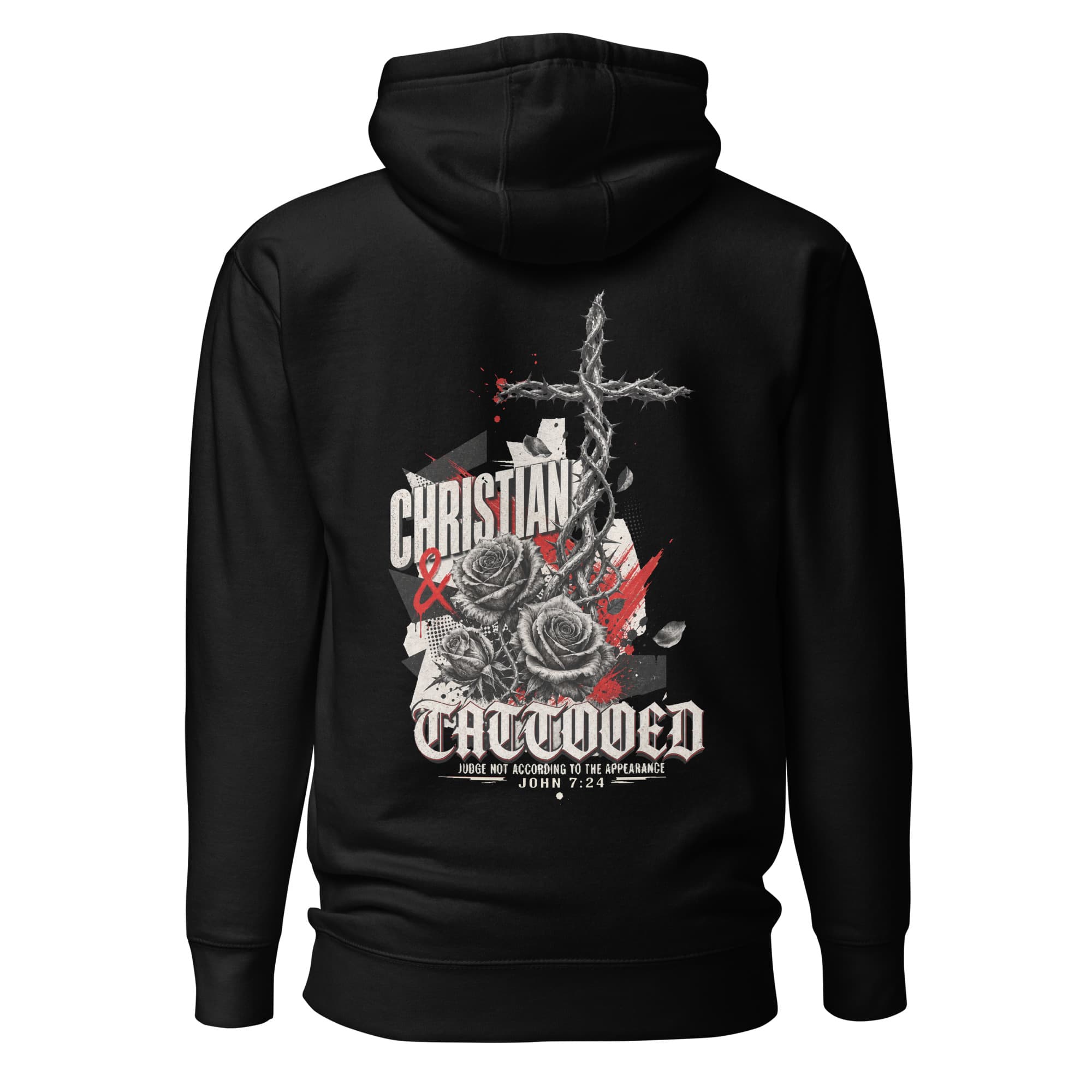 Christian & Tattooed Hoodie, Black