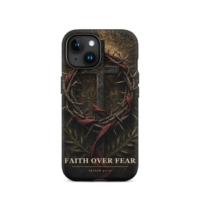 Faith Over Fear iPhone Case, Matte