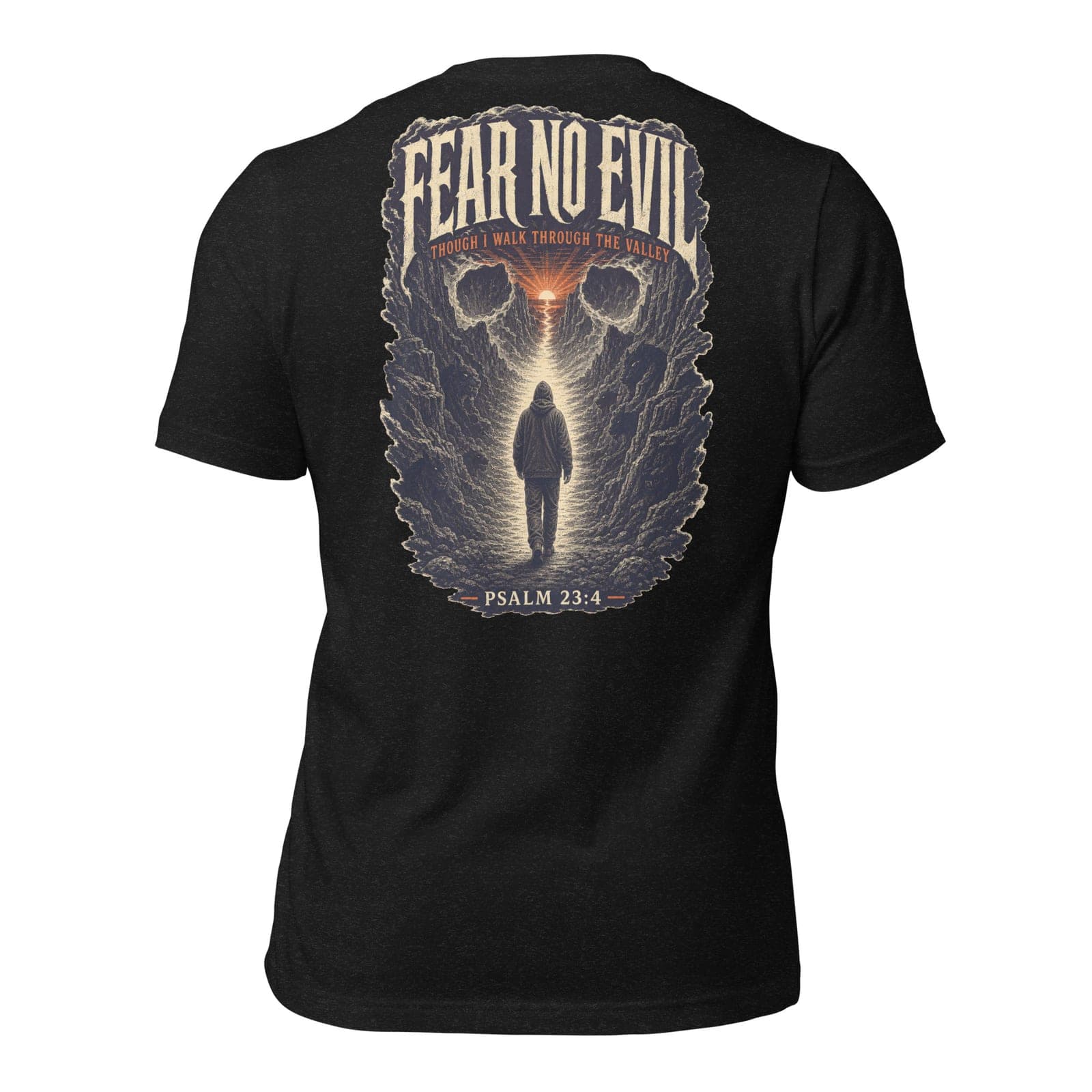 Fear No Evil T-Shirt, Black Heather