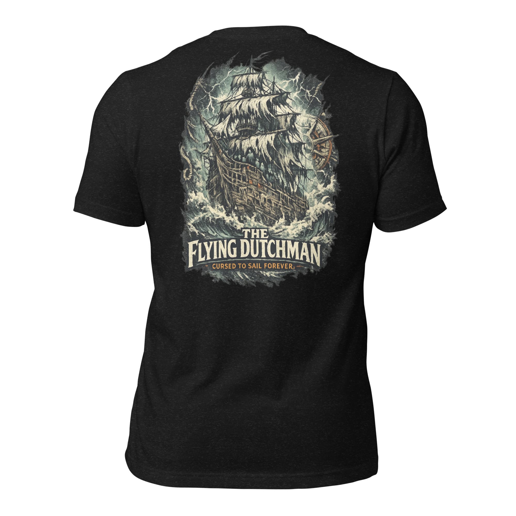 Flying Dutchman T-Shirt, Black Heather