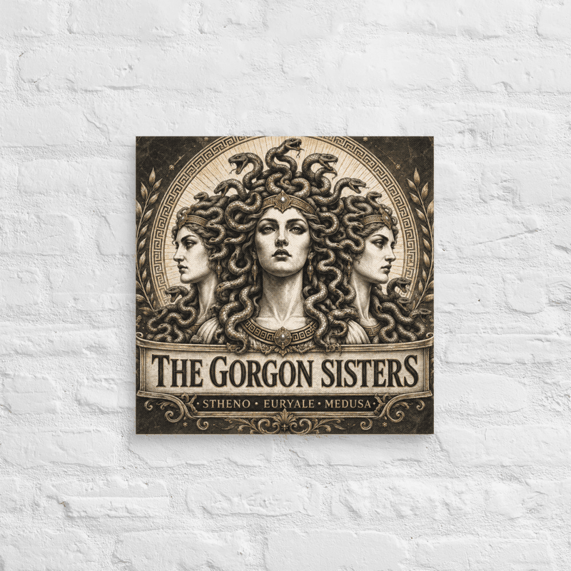 Gorgon Sisters Canvas, Natural