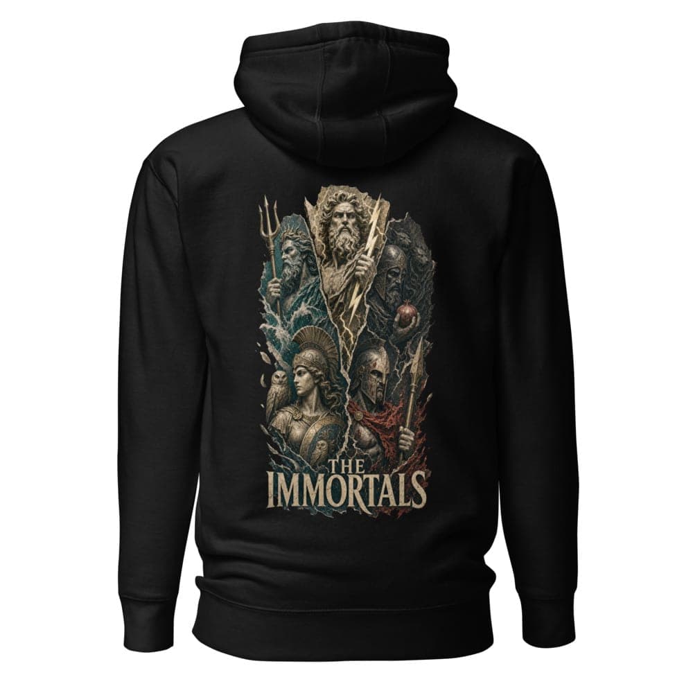 The Immortals Hoodie, Black