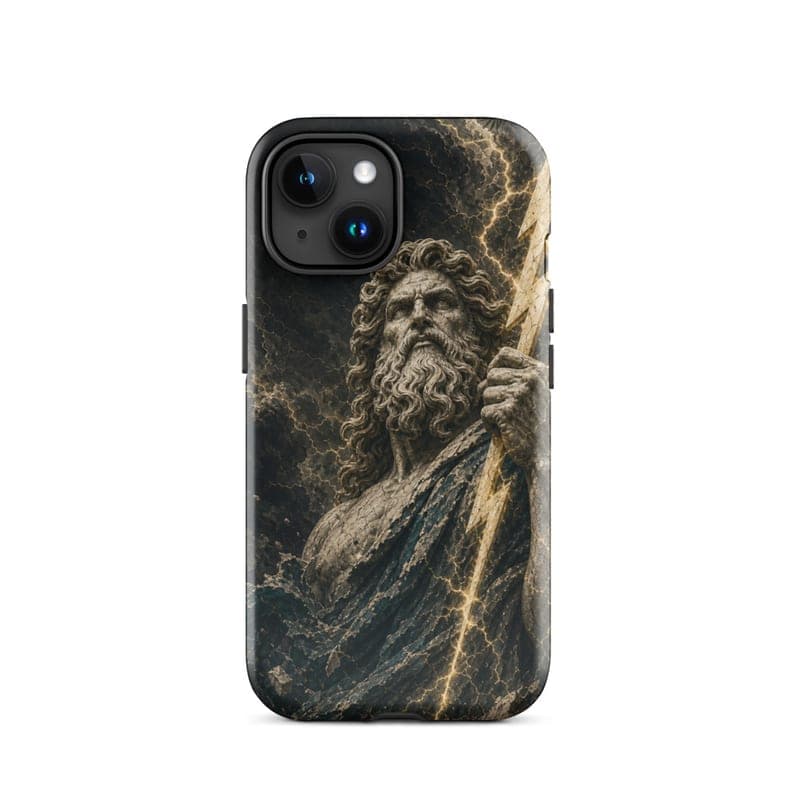 Zeus iPhone Case, Glossy